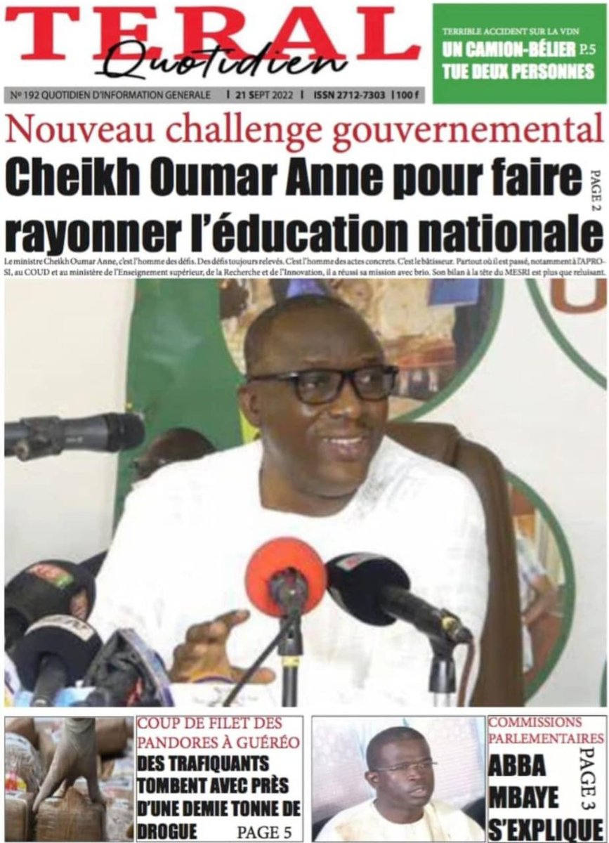 Cheikh Oumar Anne Officiel tweet media
