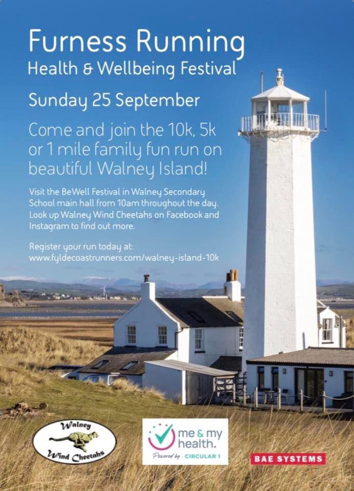 WWCheetahs's tweet photo. 5 Days to go til the Furness 5km/10km BeWell Fest! ONLINE ENTRIES ARE NOW CLOSED.

But don't despair, you can still enter On The Day 9am at Race HQ. Payment by Cash/Card.

Timetable of the day's events as well as sneak peek of the medal you’ll get for finishing below. #ukrunchat https://t.co/pqXValZbr1