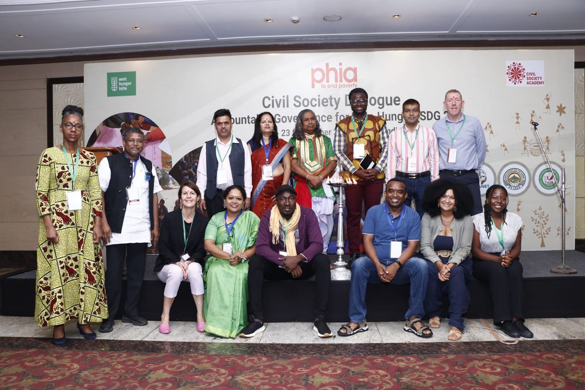 phiaindia's tweet photo. Glimpses from the ongoing Civil Society Dialogue: Multi Country Programme on Strengthening Governance for #ZeroHunger

@Welthungerhilfe @WHH_India @CSA_globe

 #SDG2 #ZeroHungerGoals #RightToFood #iamphia https://t.co/orBAAgVGn9