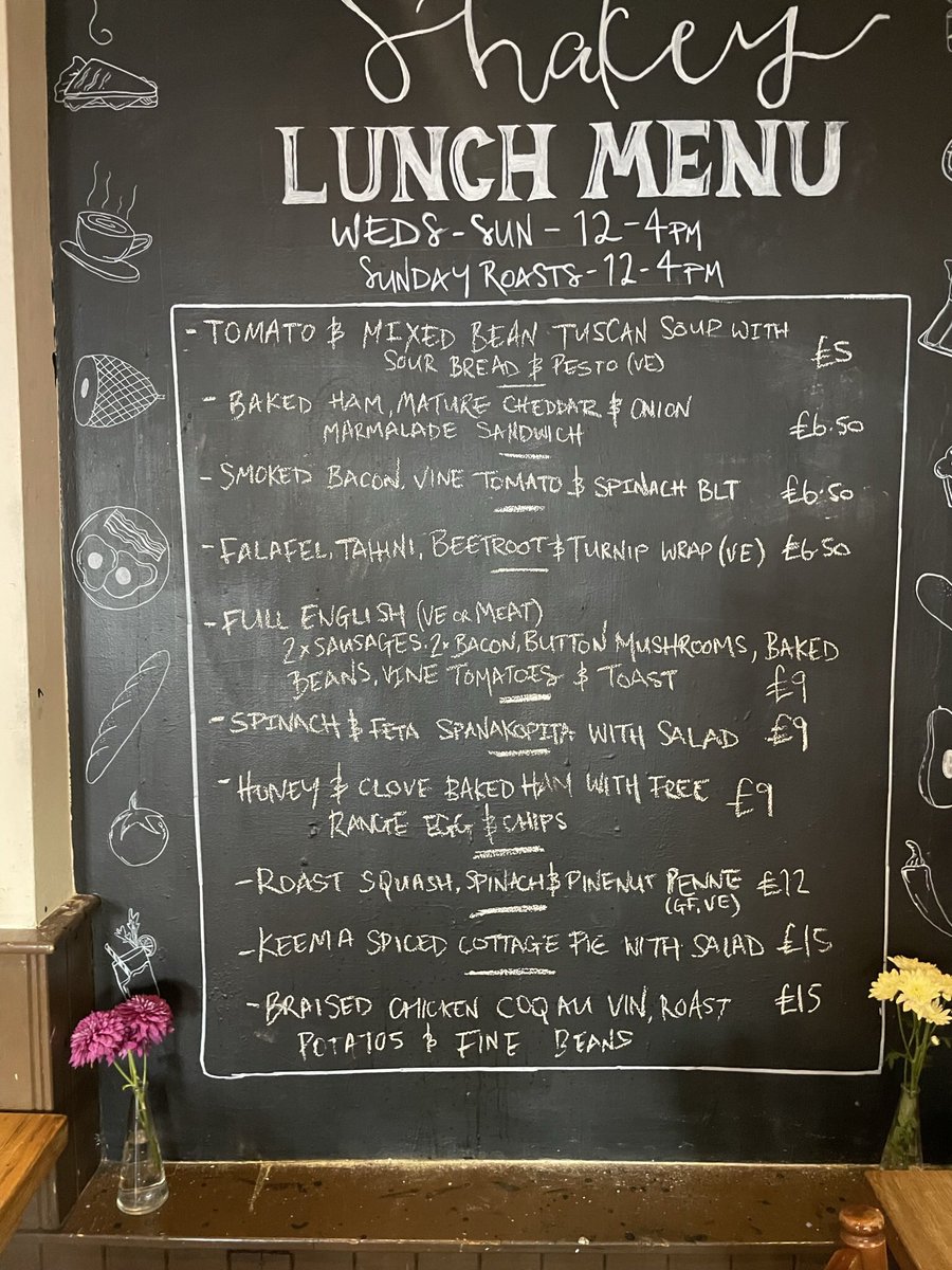 totterdownshake's tweet photo. Sadly due to illness we can’t open up today at lunch but here’s a look at this weeks lunch menu and hopefully we’re open tomorrow. #totterdown #bestofbristol #whatsonbristol #foozie #bristolbreakfastclub #veganbreakfast https://t.co/BDoqY3YRGi