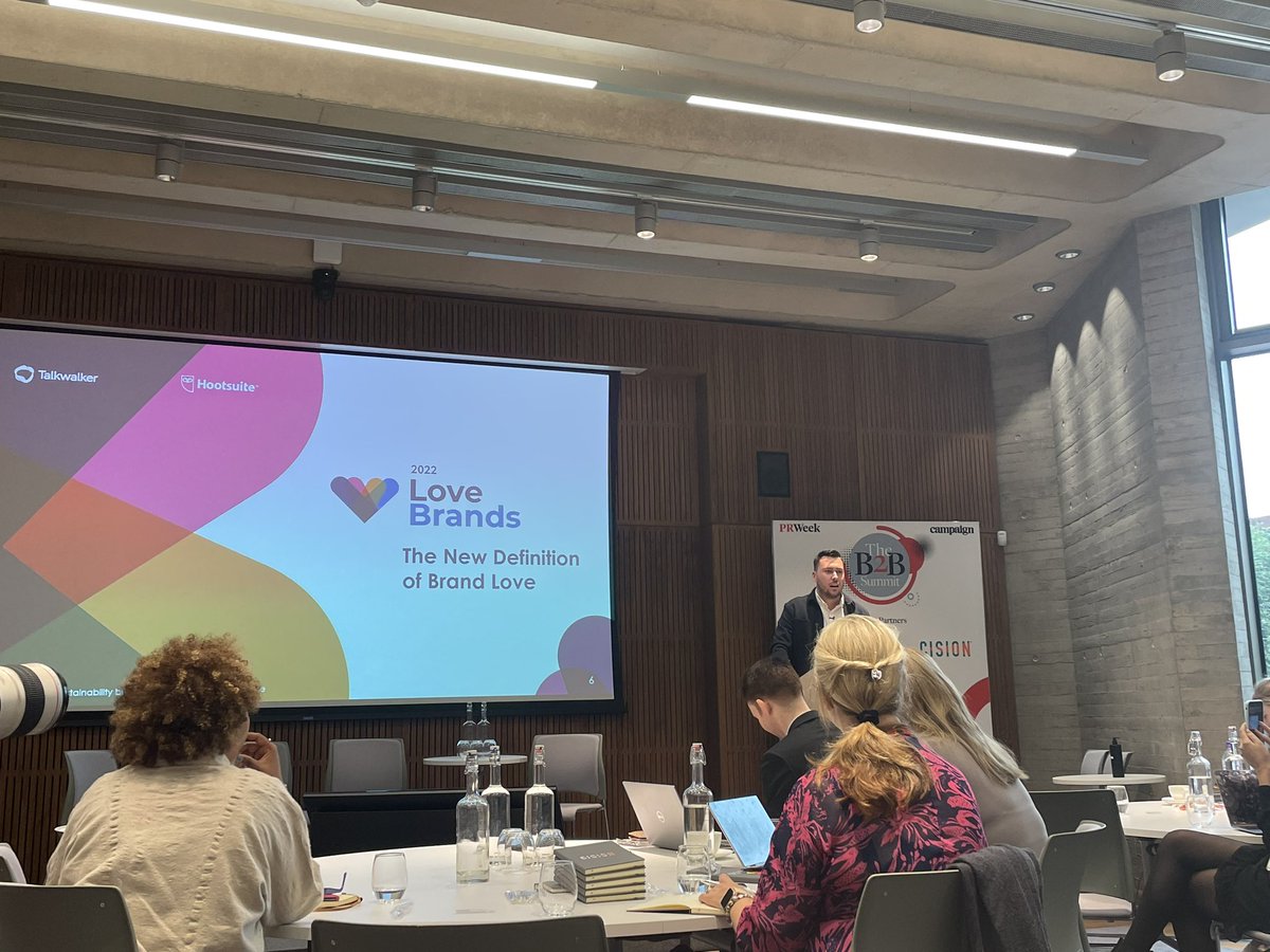 The New Definition of Brand Love!! <a href="/Talkwalker/">Talkwalker</a> <a href="/JR_Marketeer/">Jack Richards</a> #b2bSummit 1500 brands and spoiler…. <a href="/LEGO_Group/">LEGO</a> came out on top!!