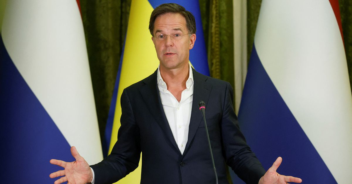 Reuters's tweet photo. Russia's mobilisation is a sign of the Kremlin's panic, Dutch PM says https://t.co/TzKI4cY06Z https://t.co/74bgOr11OM