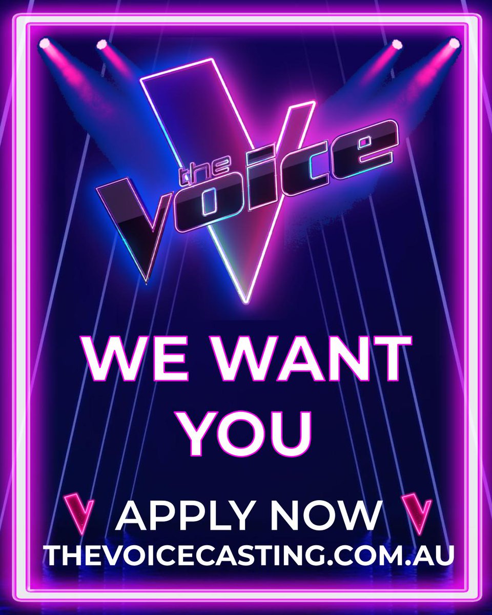 Are you a solo artist, duo or group that has a voice Australia needs to hear? Casting is now open for Season 12 of #TheVoiceAU! 

Apply now at the ➡️ Link in bio ✌️ THEVOICECASTING.COM.AU

Link: thevoicecasting.com.au