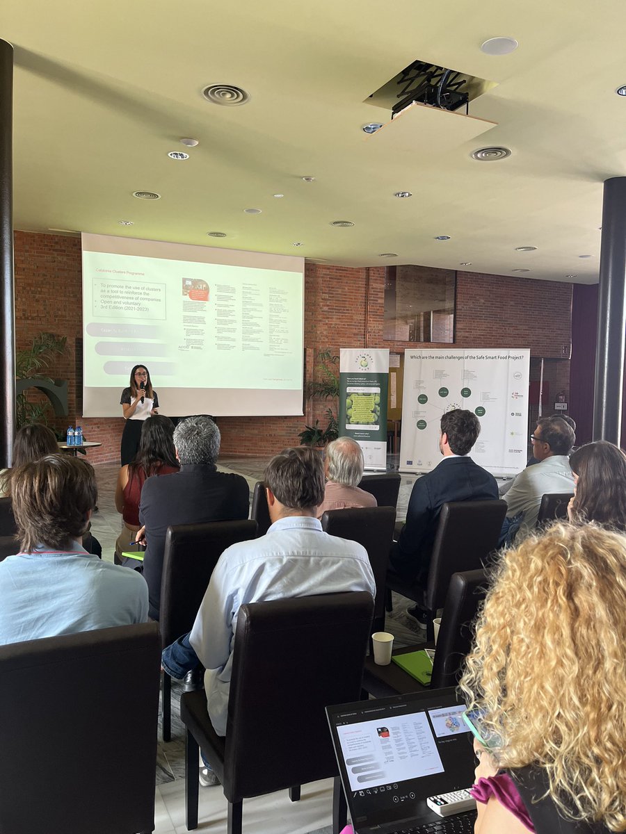 clusterfood's tweet photo. 🍏#SAFESMARTFOOD comes to its end, today we are presenting the results of the European project foccused on promoting the internationalisation of the associated clusters and their member companies at Juvé &amp; Camps https://t.co/Xs3ttmXgZ4