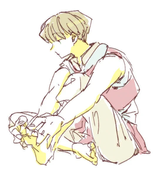 特にすき!とかではないけどとにかく足の裏を描きたい、そういう時期がある 