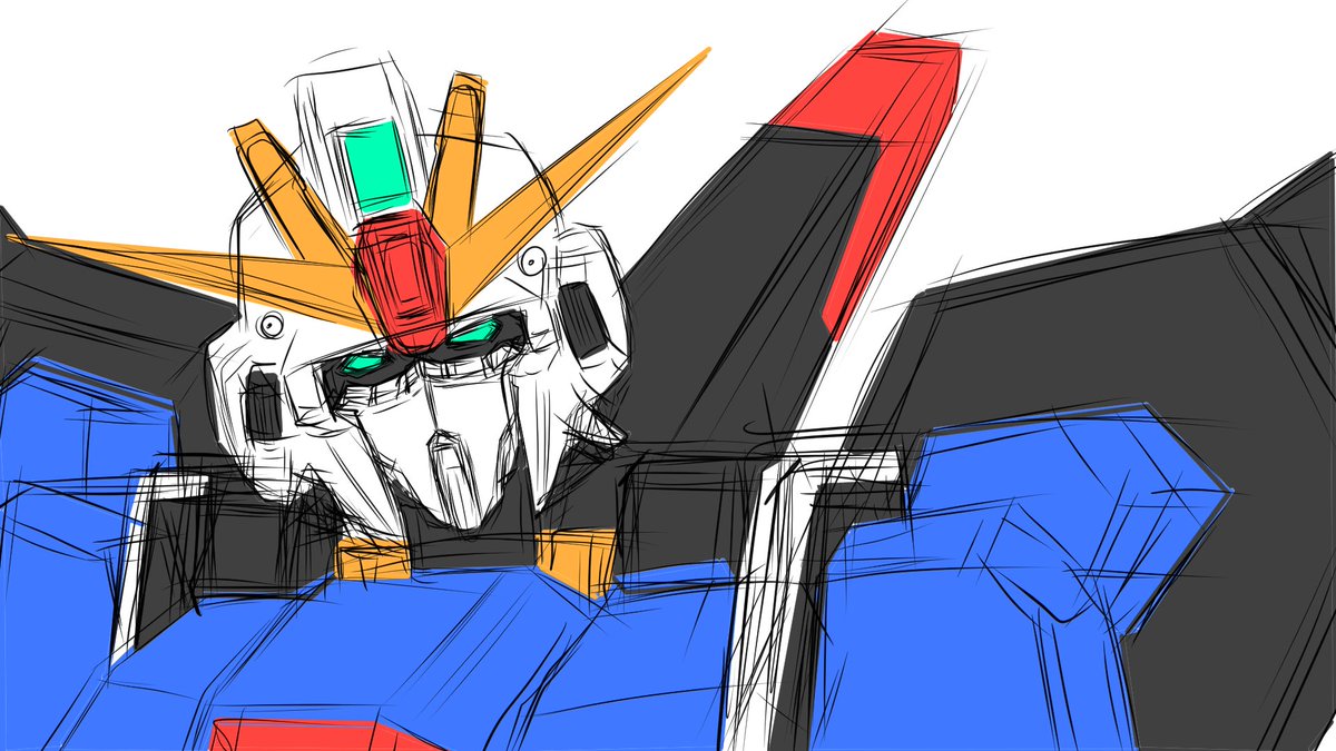 エヘヘ
Zガンダム
落書きんちょですφ(..)

#Zガンダム
#落書き 