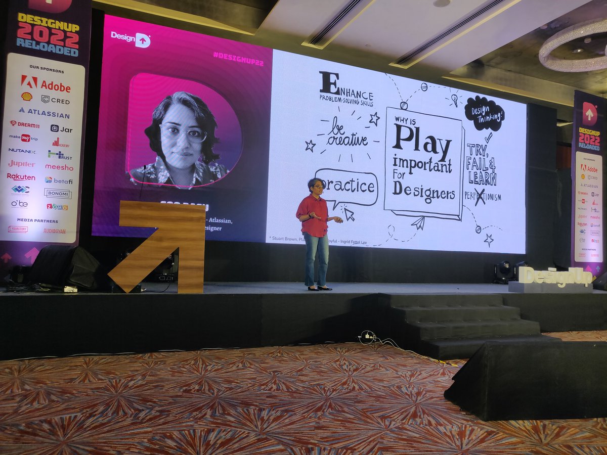 rasagy's tweet image. My sketchnotes don't do justice to the beautifully illustrated slides @soosixty had put together.

Loved how she connected insights across her illustrations spanning two decades, and also highlighted the importance of connecting outside work (like at #DesignUp22!)

23/n