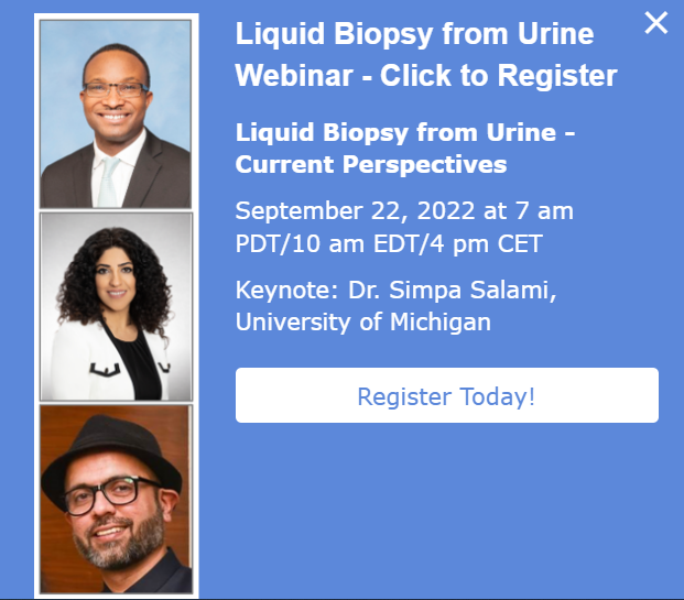 Novosanis's tweet photo. Last day to sign-up to our upcoming webinar on “Liquid biopsy from urine - current perspectives" where we are partnering with nRichDX to share insights on #urine for #cancer research.
Don't miss out - Tune in on September 22 at 4PM CET. Link to register - https://t.co/j7Mac7aHGc https://t.co/JHL9wnnc5C
