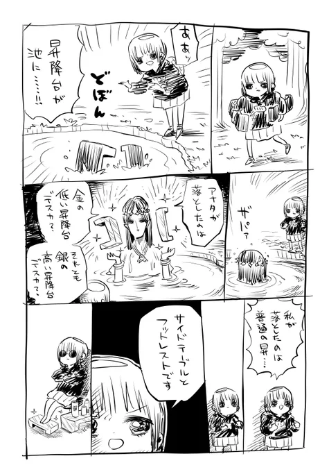昇降台のまんが 