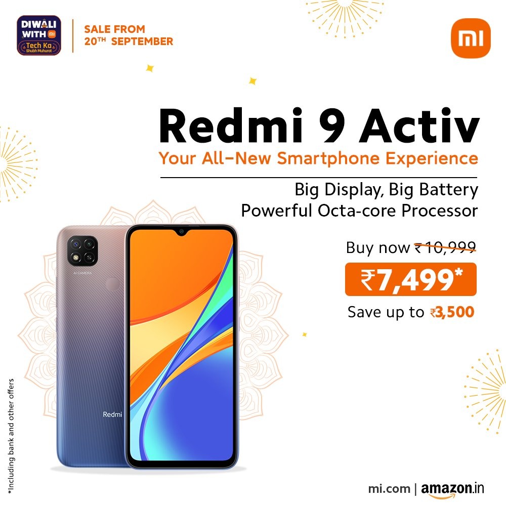 TechFactsRafee's tweet photo. Interesting Deal for the budget lovers 👌🔥
Highest Rated Smartphone On Amazon under 8K*
#Redmi9Activ
#Redmi @RedmiIndia https://t.co/CbzNlytdi6