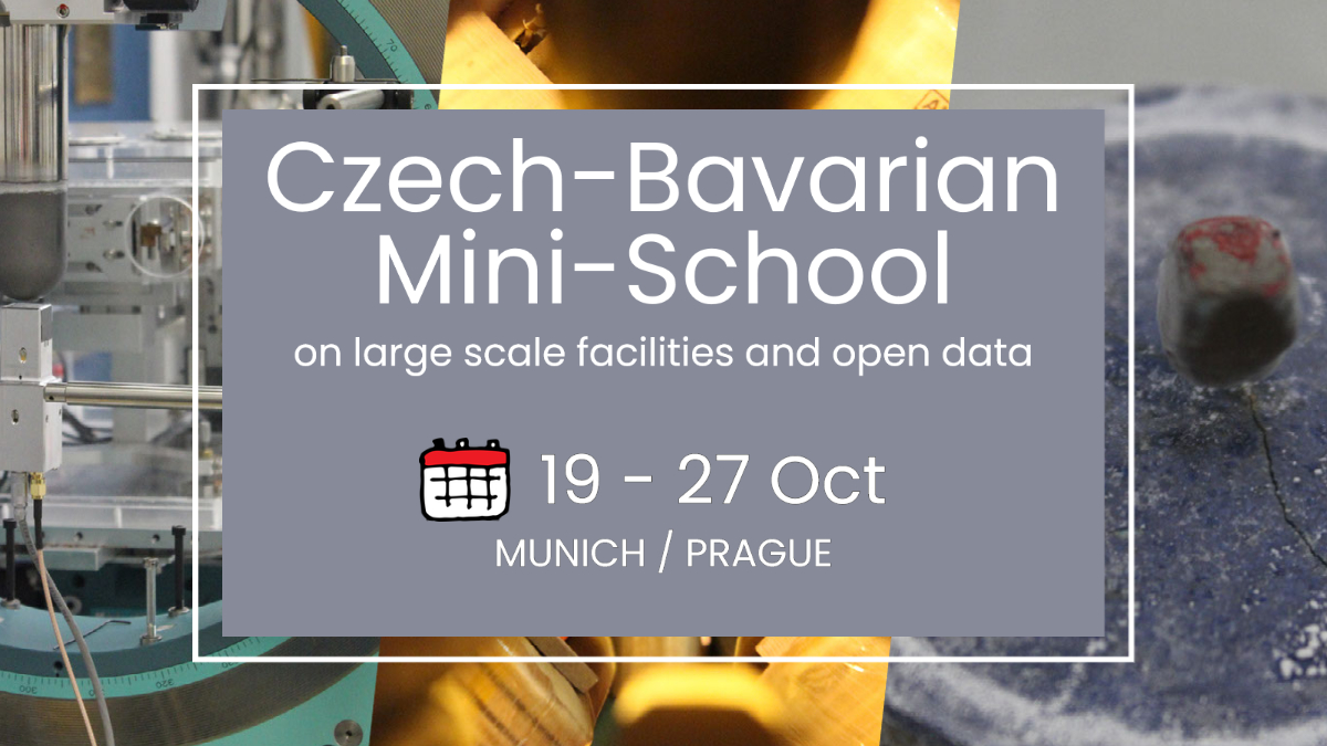mlz_garching's tweet photo. Interested in #neutrondiffraction and #spectroscopy, #crystalgrowth, magneto-optical #ellipsometry, Raman scattering & #Opendata? Then join the Czech-Bavarian mini-school 2022! ๐๐จ๐ฟ๐ฉ๐ช
โน๏ธ Master & #PhD students
๐๏ธ Oct 19-27
๐ Munich/Prague
โก๏ธ https://t.co/vPG75tFMC6 https://t.co/UibY5b8N5Y