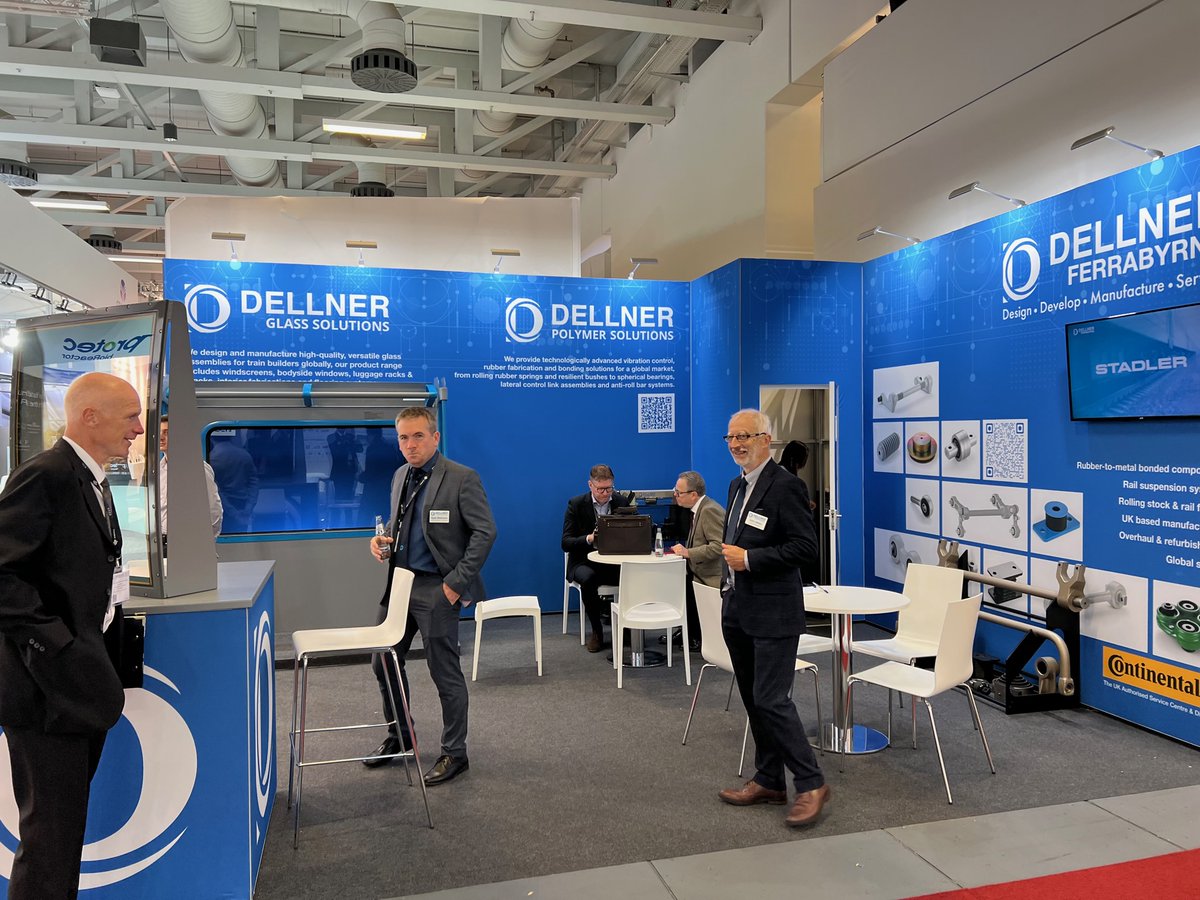 DellnerGlass's tweet photo. Day 2 at #InnoTrans2022 and the team are ready to meet you.  If you are visiting the event drop by Hall 1.1, stand 520 and say hello, we hope to see you there! https://t.co/vyQWeGPgd3