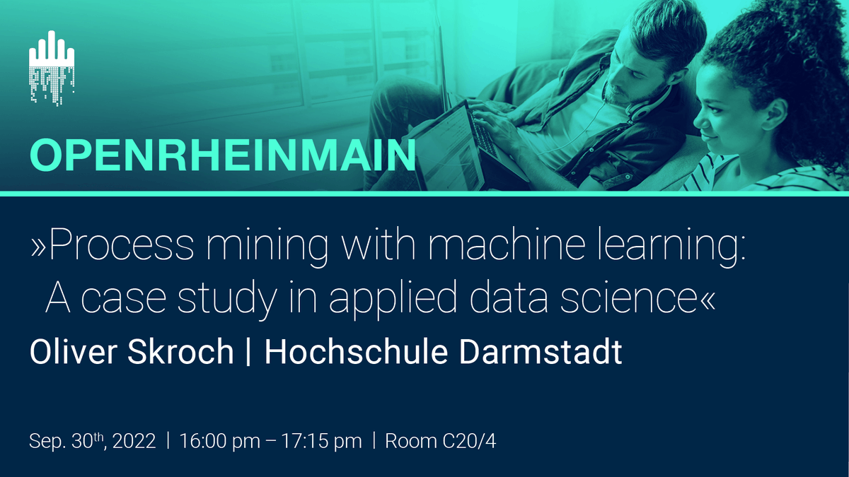 openrheinmain's tweet photo. Join Oliver Skroch, Christopher Wahl and Sandro Grieger when they talk about "Process mining with machine learning: A case study in applied data science" at #OPENRHEINMAIN. Get your tickets and see the whole agenda here: 🌐 https://t.co/tqJnkmNUAr #ORM2022 https://t.co/xcVnf7q1uf