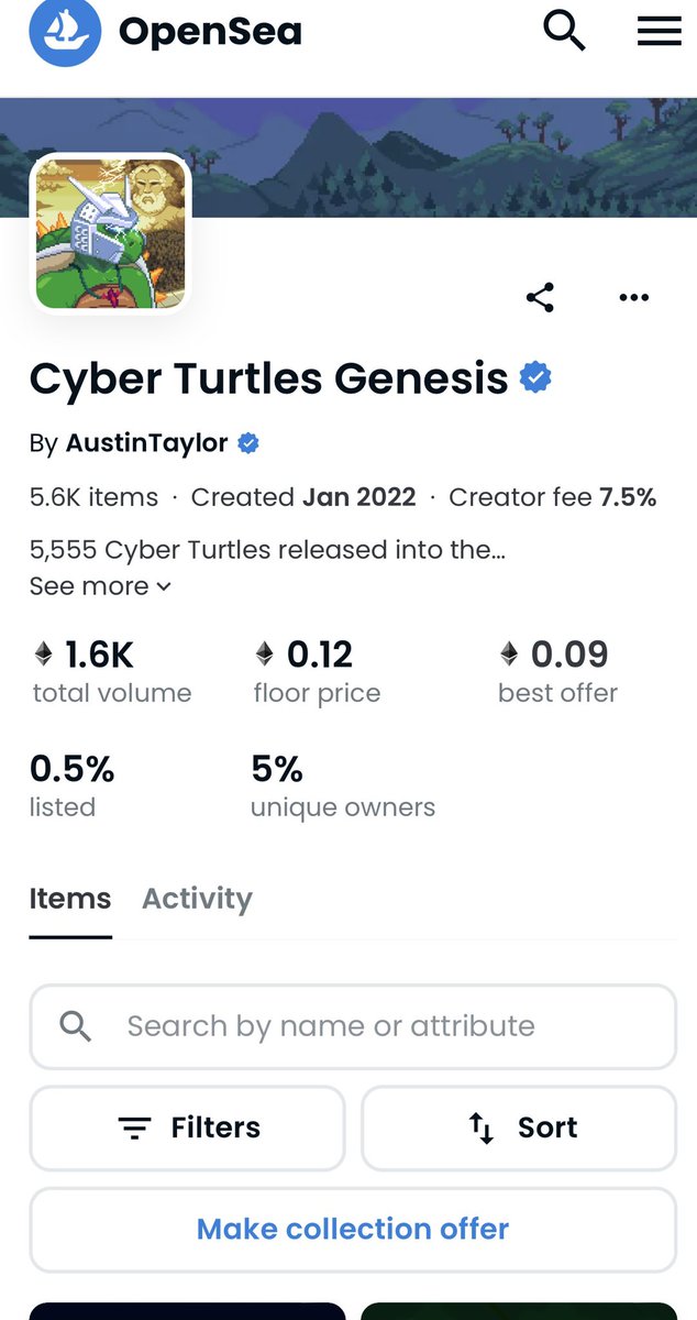 karratgang's tweet photo. Unique owner count is low due to staking .. ONLY 0.5% listed that is insane @CyberTurtlesNFT A founder that is active and doesn’t stop building @AustinXeth LFG 🚀🐢 https://t.co/NT4khnUYcs