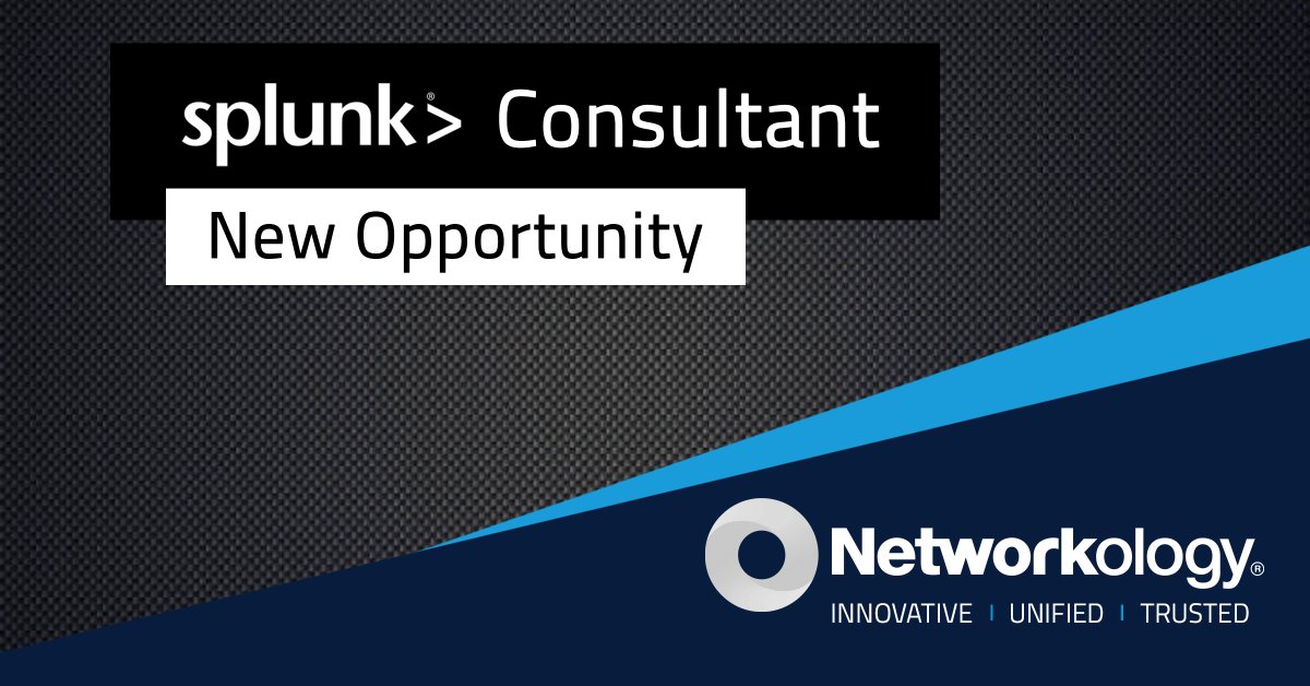 Networkology's tweet photo. Looking for a new challenge? We're on the hunt for skilled Splunk certified professionals! 

If you're experienced, qualified with Splunk Enterprise and Cloud then join our team of Splunk Consultants. Learn more: https://t.co/aLnkpGuKZa

#nky #splunk #consultant #newjob
Read less https://t.co/iS1M7KZRrc