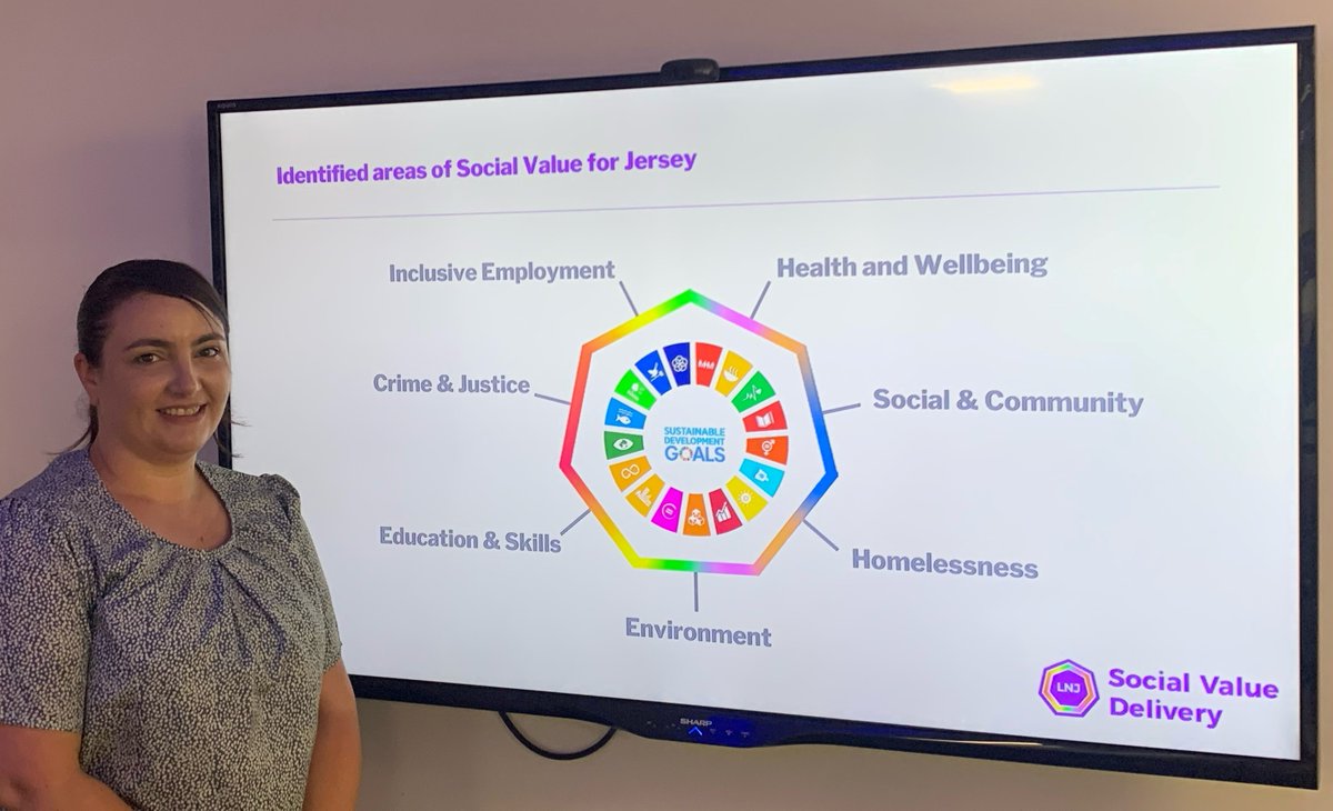 It was great to have the CEO of local charity @JAAR_JSY (Jersey Action Against Rape), Tracy Vallois, in the LNJ offices to discuss Social Value.

#SocialValue #JAAR #UNSDG