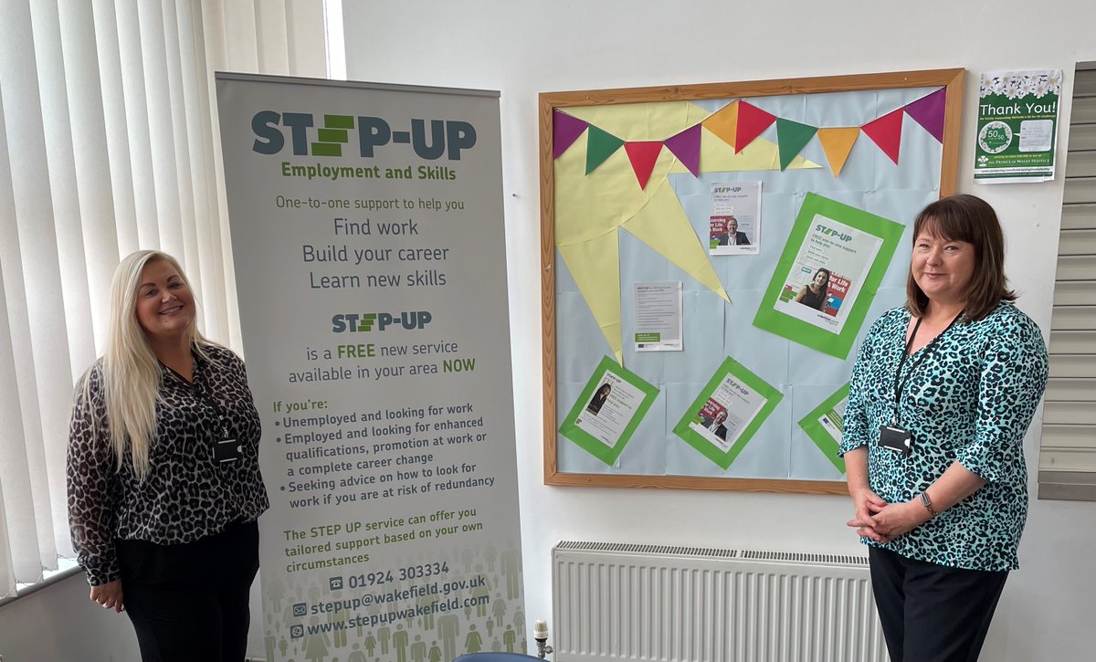 SharonBooth321's tweet photo. Step Up is over at St Mary's today meeting residents who need a little help to find paid work, training or volunteering so feel free to pop along to say hello and find out how we can support you!
Kelly is going to be there every week from now on Tuesday and Wednesday.
#sbStepUp https://t.co/yFhf3iFMCi