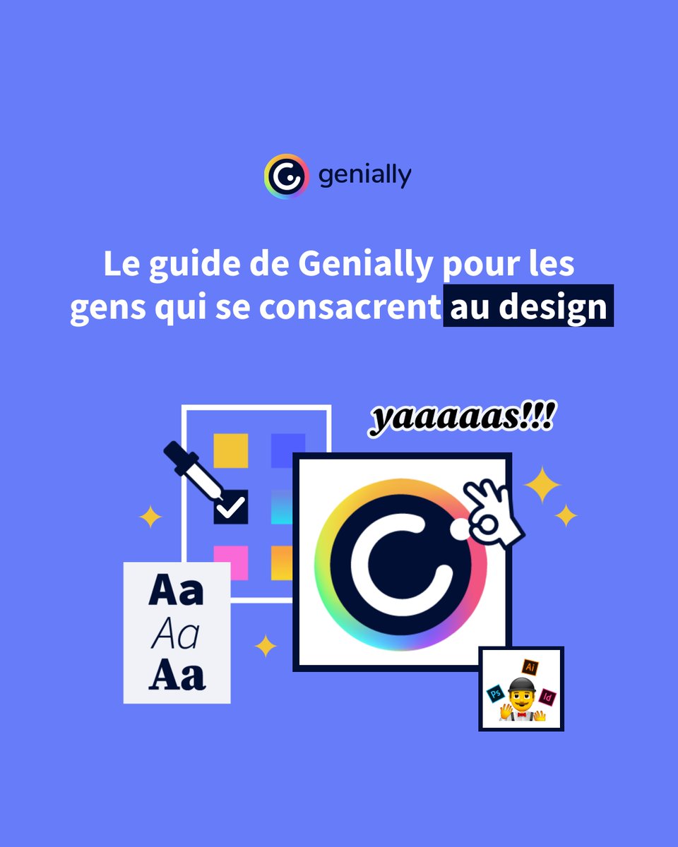 genially_fr's tweet photo. 〰Pour les indépendants et les équipes créatives.
〰Pour les #designers juniors et seniors.
〰Pour les personnes de grande et de petite taille.

Nous vous donnons 4 raisons d'utiliser Genially en complément de vos programmes de #design: https://t.co/Akq2NqLGKM https://t.co/I6pnn3Zp4H