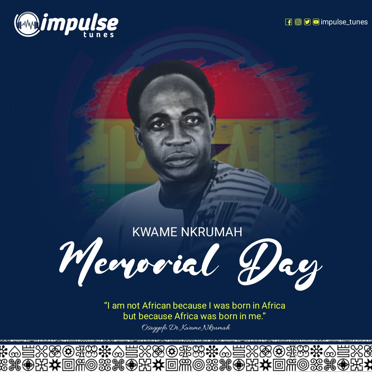 impulse_tunes's tweet photo. #Impulsetunes #ImpulseDistro
He's a Hero and he contributed massively to the growth of Africa.

Happy Kwame Nkrumah Day! https://t.co/qKPow0plB8