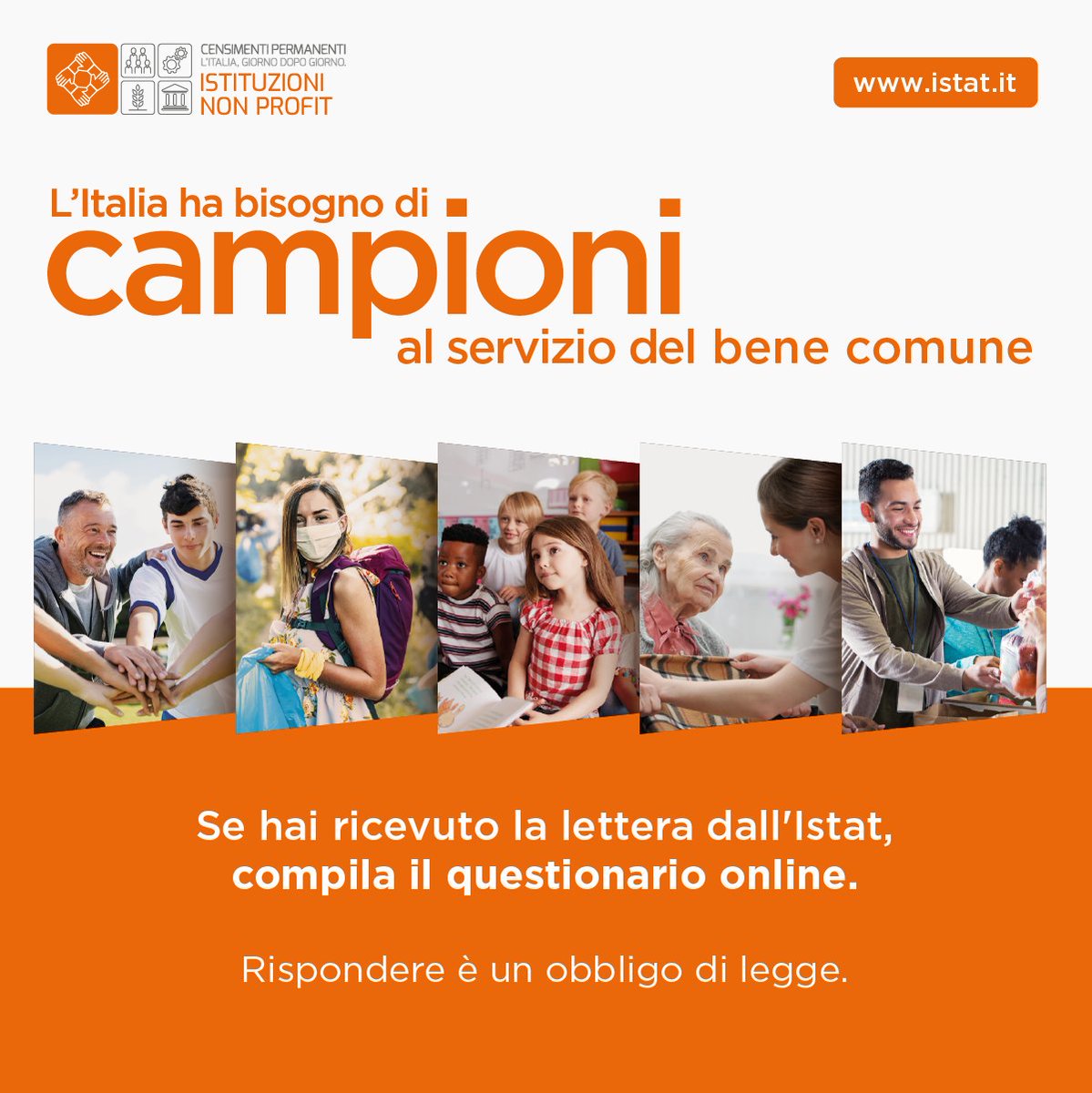 Censimento @Istat #nonprofit, arriva la proroga al 28 ottobre: un obbligo di legge ma anche una grande opportunità 
bit.ly/3UsQ8PW