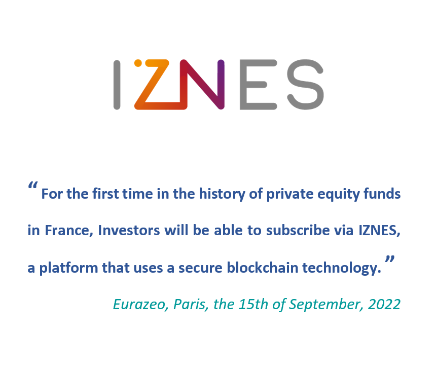 JRHervy's tweet photo. @IZ_NES @idinvest We are proud to facilitate the distribution of Eurazeo's new private equity fund.
IZNES continues its product diversification.
After money market funds, UCITS funds and real asset funds, IZNES now operates private equity funds.
To be continued...
@IZ_NES  @eurazeo #blockchain https://t.co/oJ0i2Nnijq