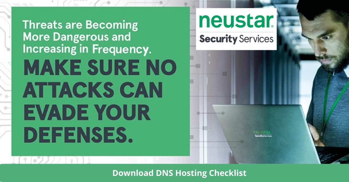 climbcs_ie's tweet photo. Do you know what to look for in a DNS service? 🤔 Download @NeustarSecurity's DNS Hosting Checklist and prepare to stay ahead of attacks.
https://t.co/84DNOklsOZ
#dns #ultrasecurity #neustar #neustarsecurity #cybersecurity #ransomattack #ransomware https://t.co/0wr2bKo7jN