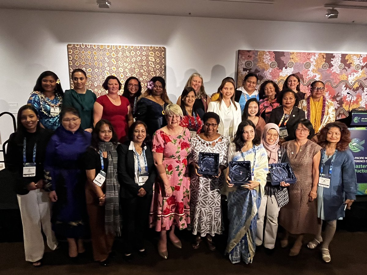 STPCoalitionPac's tweet photo. #Power to all the finalists and winners of the @WIN_DRR #Leadership Awards!

Congratulations!

#Women #shiftingthepower for #disasterriskreduction and #climatejustice @ #APMCDRR2022 https://t.co/gqRW6nFVG5