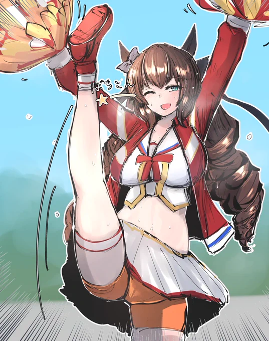 代わりに過去絵のマルゼンスキーをご照覧あれ #ウマ娘 