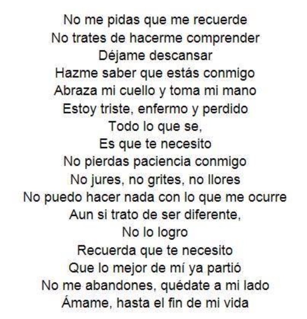 En este #DiaMundialDelAlzheimer  vaya todo mi cariño para quienes lo padecen, sus familias, sus cuidadores y para los científicos que trabajan para poder buscarle un remedio.