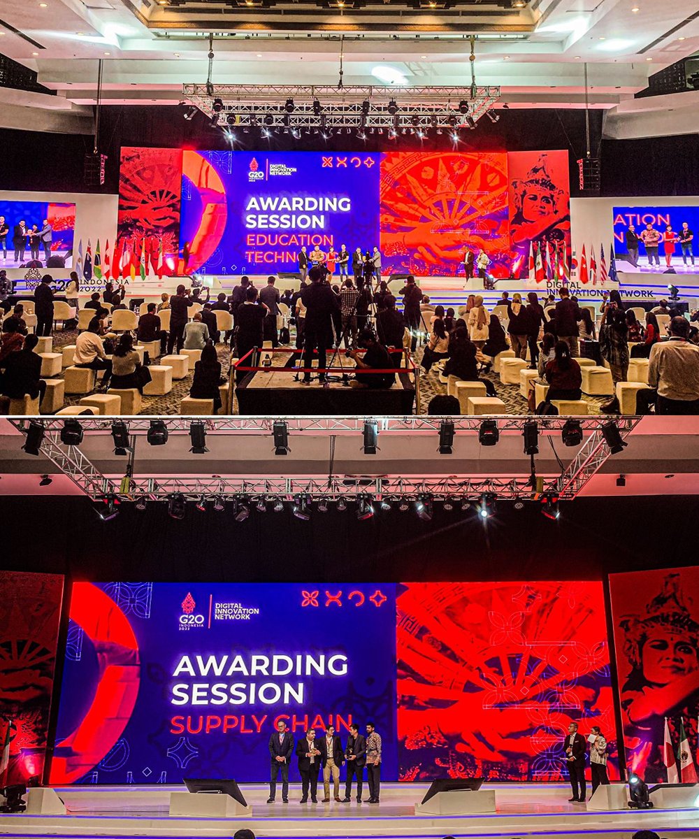 YESTECH_LED's tweet photo. YES TECH assisted the G20 Awarding Session in Indonesia

The indoor MG series P2.6 performed well with more detailed and realistic images, presenting a perfect experience for G20 participants from various countries.

#LED #leddisplay #ledwall #ledvision #ledindoor #G20Indonesia https://t.co/RBB2DnRBth