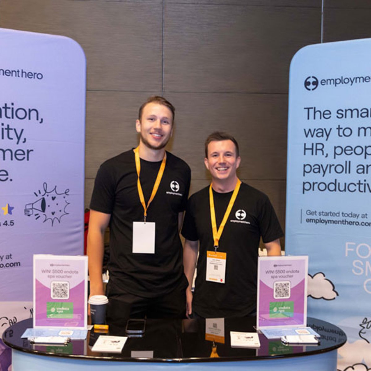 EmploymentHero's tweet photo. Throwback to last week's #HRTechSummit by @HRDAustralia where we had the pleasure of meeting a bunch of awesome HR folks and fellow tech partners.
Curious to see what the future of work and tech holds? Keep an eye out for upcoming Remote work report 👀 Coming soon... https://t.co/FIh0M6U5RM