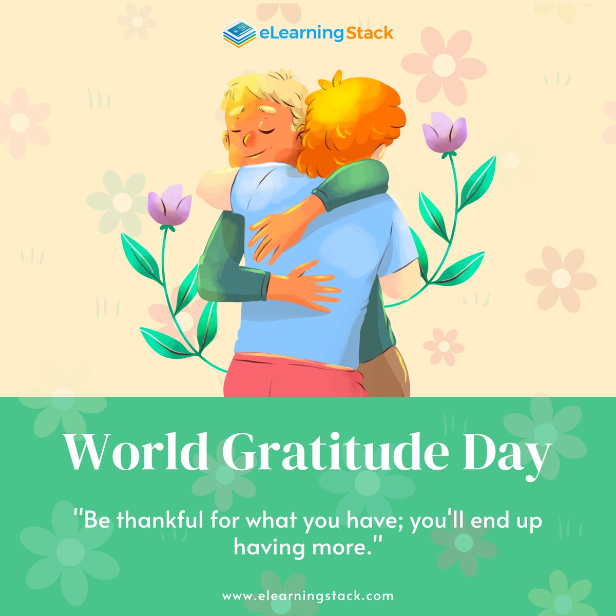 Elearningstack's tweet photo. Let's Appreciate, Motivate & Energize π€ #WorldGratitudeDay
#WorldGratitudeDay2022 #GratitudeDay #Gratitude #Appreciate #BeThankful #elearningstack https://t.co/LSAQbOjaEP