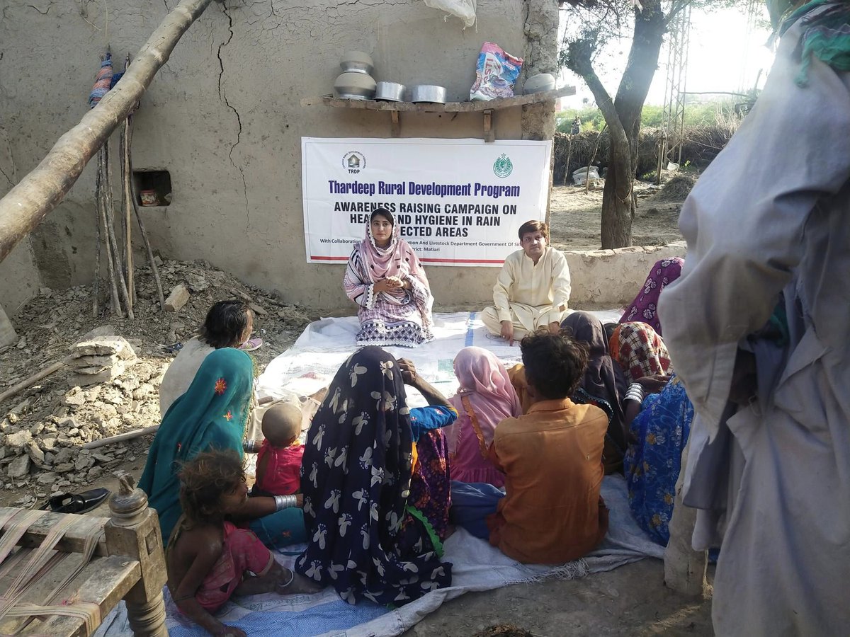ThardeepOrg's tweet photo. #Matyari , health and Hygiene awareness Raising session and Prevention of water-borne diseases by #TRDP #GRASP #PPAF at #Jalal_Shah_Hari village. https://t.co/nHFJbbxR31