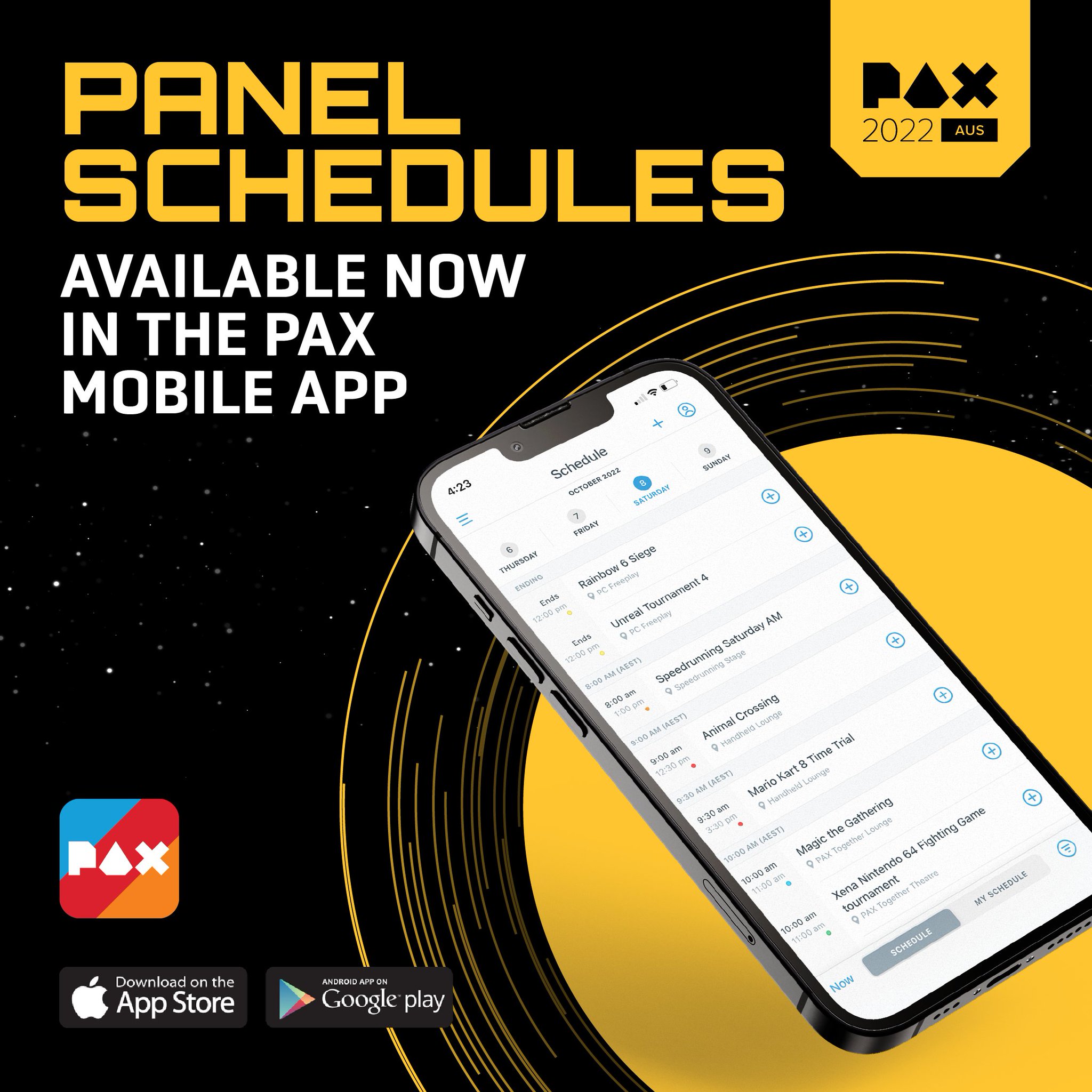 PAX Australia on Twitter "🔥🔥🔥 PAXAUS 2022 Panel Schedules AVAILABLE