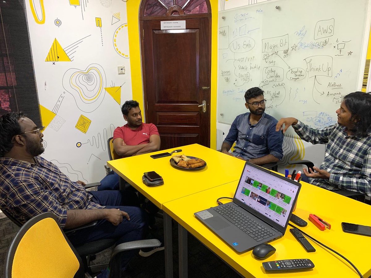 Thank you <a href="/ChanuxBro/">Chanux Bro</a> for visiting CurveUp, it's been a pleasure having you at our studio. The Emerge team is very excited about the things we discussed and looks forward to working with you on making sure your content is discoverable to as many people as possible.