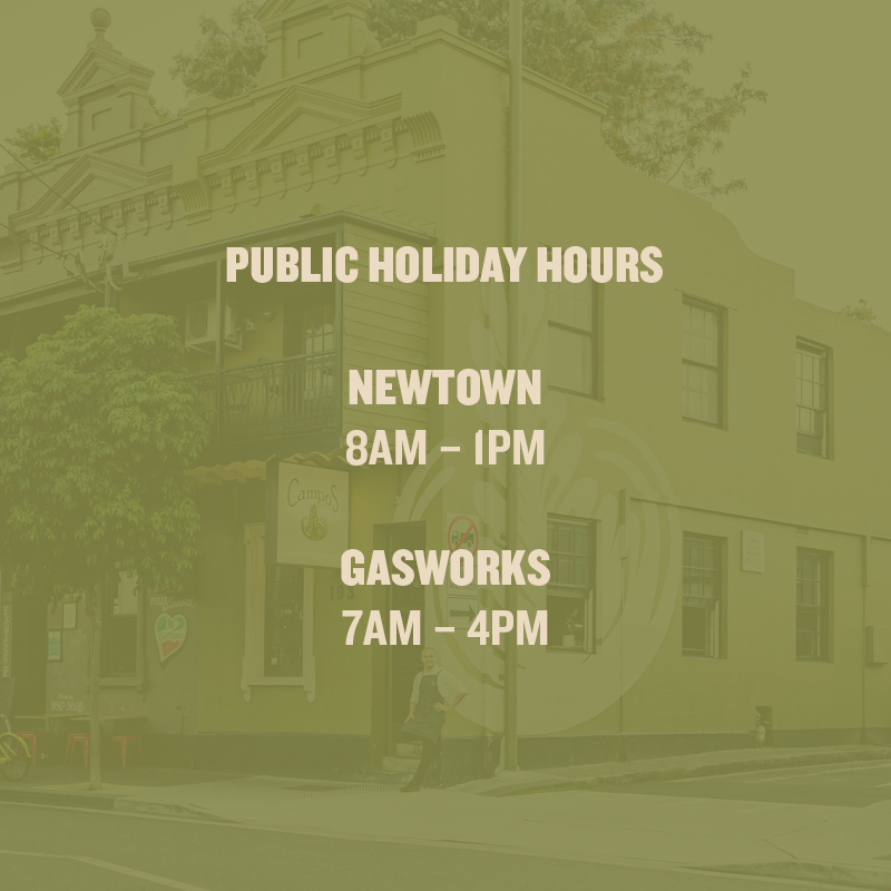 We are open tomorrow!

At our Newtown store we are open from 8am til 1pm &amp; at our Gas Works store we are open from 7am til 4pm!

See you then :)