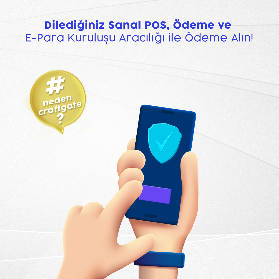 Craftgate ile şirketinize ait Türkiye'deki tüm bankaların Sanal POSlarını, birçok ödeme ve e-para kuruluşunu tek merkezden kolayca entegre edebilir, tek entegrasyonla tüm banka kartları ve kredi kartları ile ödeme alabilirsiniz.
➡️ bit.ly/craftgateenteg… 
#Craftgate #ÖdemeGeçidi