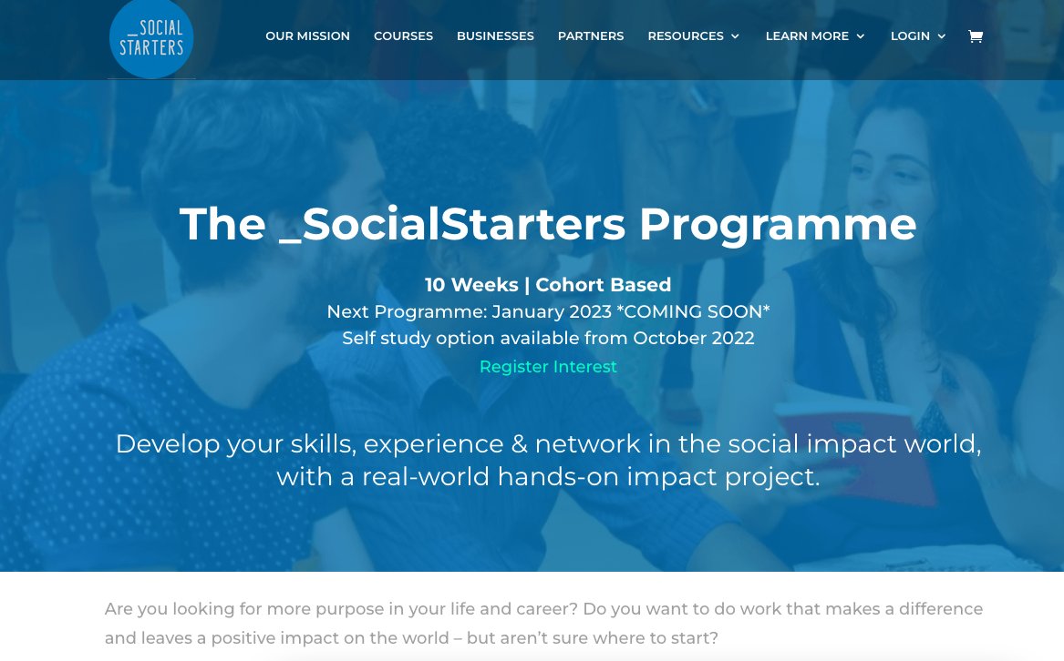 Millfieldstrust's tweet photo. The @_SocialStarters programme is a 10 week long programme starting January 2023. There is also a self study option available for October this year.
Find out more and register your interest with this link: https://t.co/XORkg5bt3h
#socialstarters #entrepreneures https://t.co/dsRMfNFprs