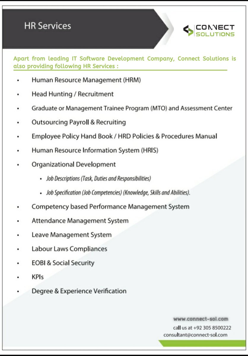 rconsultantcs's tweet photo. #connectsol
#webservices
#webdevelopment
#BestDevelopment
#softwaredeveloper
#webdevelopment
For More Details
Phone: 03058500222
E-mail: consultant@connect-sol.com
Website: https://t.co/og1c5BiLrS https://t.co/JQm1lwyVk0
