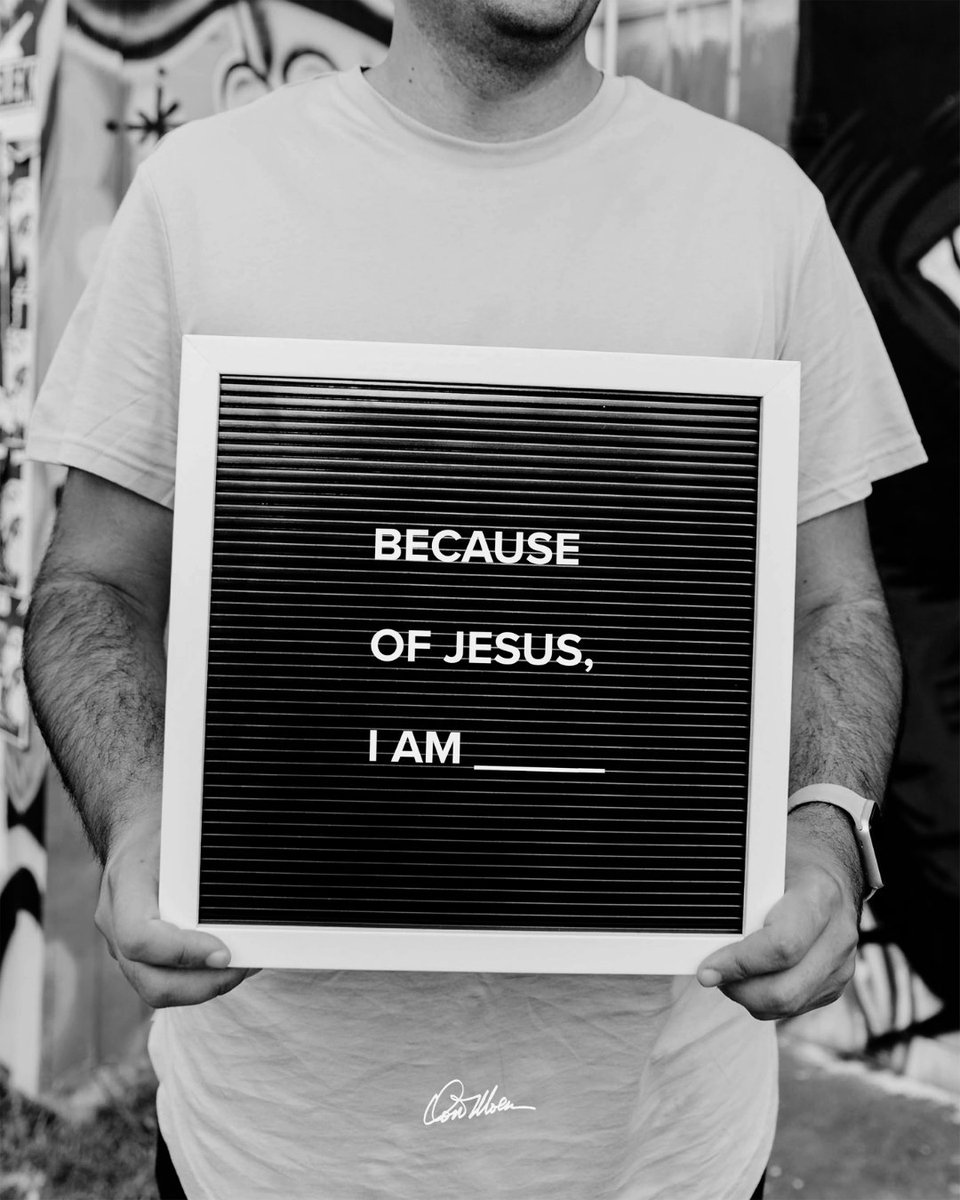 Fill in the blank: Because of Jesus, I am ______.