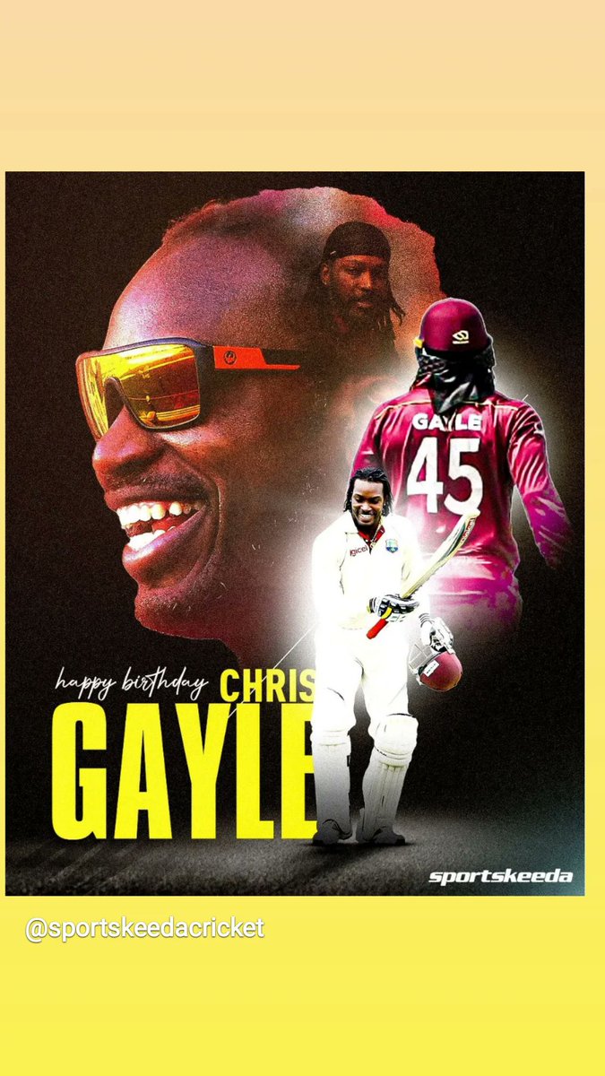 KashmirKings's tweet photo. Happy Birthday Day .. 
#Chris_Gayle
𝙐𝙣𝙞𝙫𝙚𝙧𝙨𝙚 𝘽𝙤𝙨𝙨 https://t.co/fGm3jtivsF