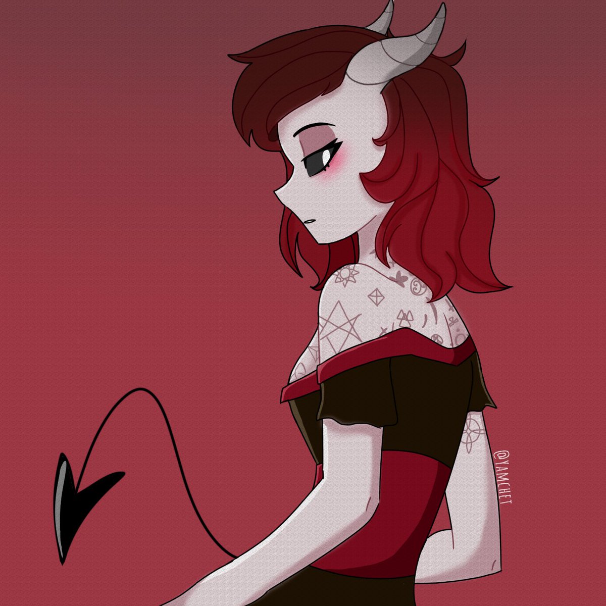 yamchet's tweet photo. @wendy321rs she is Darknissa
My oc from hazbin hotel and helluva Boss✨💜 https://t.co/VukcFBeFOL