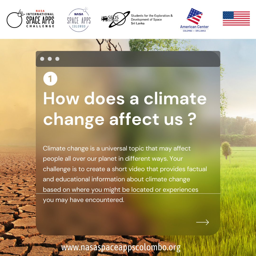 SpaceAppsLK's tweet image. Here we announce the challenges that would be given to the participants for the Hackathon-2022! Hence,
👉🏼 Register Yourself for the location - 2022.spaceappschallenge.org/locations/colo…
👉🏽Make your team
👉🏽Go through the challenges 2022.spaceappschallenge.org/challenges/
👉🏽Get prepared  
#SEDSSL #SPACEAPPS #COLOMBO