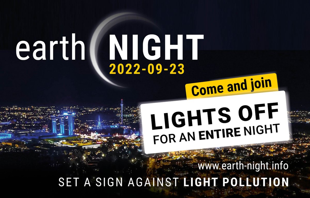Join the German light pollution awareness initiative Paten der Nacht on 23 Sep in a global initiative to darken the night sky. Participating is easy! Simply switch off your outdoor lights, close your blinds after 10pm, and enjoy the sky. For more info: ow.ly/wA0a50KM79y