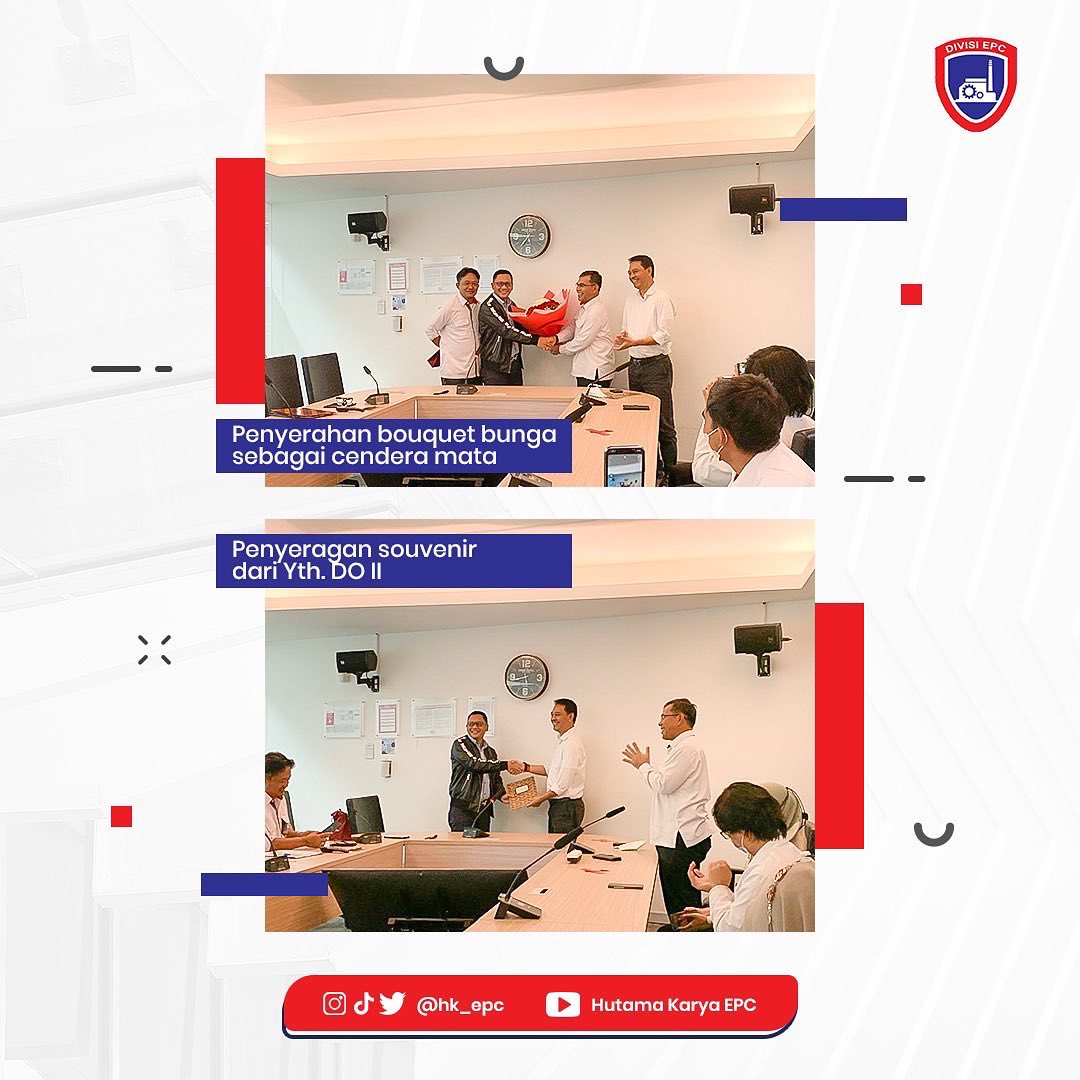 hk_epc's tweet photo. Selamat datang Bpk. Jusuf Sitorus dan sampai jumpa untuk Bpk. Warjo. Terima kasih atas dedikasi yang sudah diberikan untuk @hk_epc. Semoga sukses selalu💪🏻

#BersamaKitaBangkitDanJaya https://t.co/reGxD6fqiV