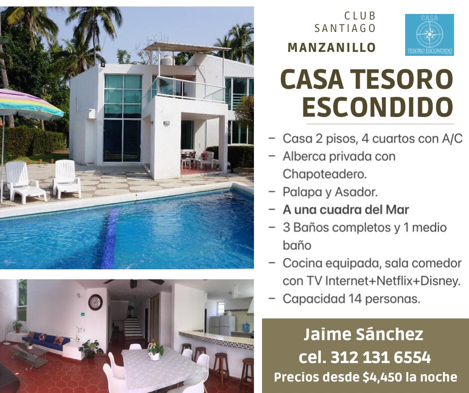 JaimeSS_'s tweet photo. Casa Tesoro Escondido #clubsantiago #Manzanillo ideal para vacacionar y disfrutar. Pregunta por disponibilidad y precio 312 131 6554 https://t.co/If728ldkJz