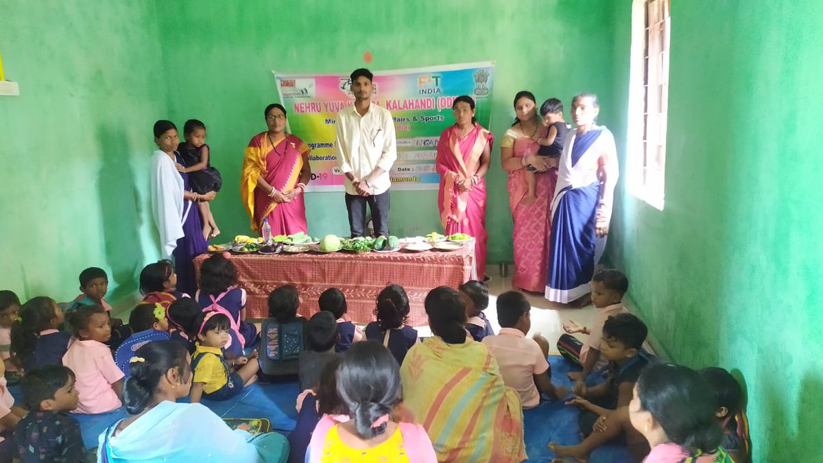 MYB_Kalahandi's tweet photo. Name of the program POSHAN MAHA
Venue_ kusurla Anganwadi center
Aww_mamata sahu
Aww_puspakanti naik
Nyv_Reeta sahu
Nyv_Sanat kumar sahu
#PIB_India #dmkalahandi #AnuragThakur #NisithPramanik #nyksodisha #nyksodisha #statedirector #prasannameher #dutiabanchhor https://t.co/CTwGVtkshX