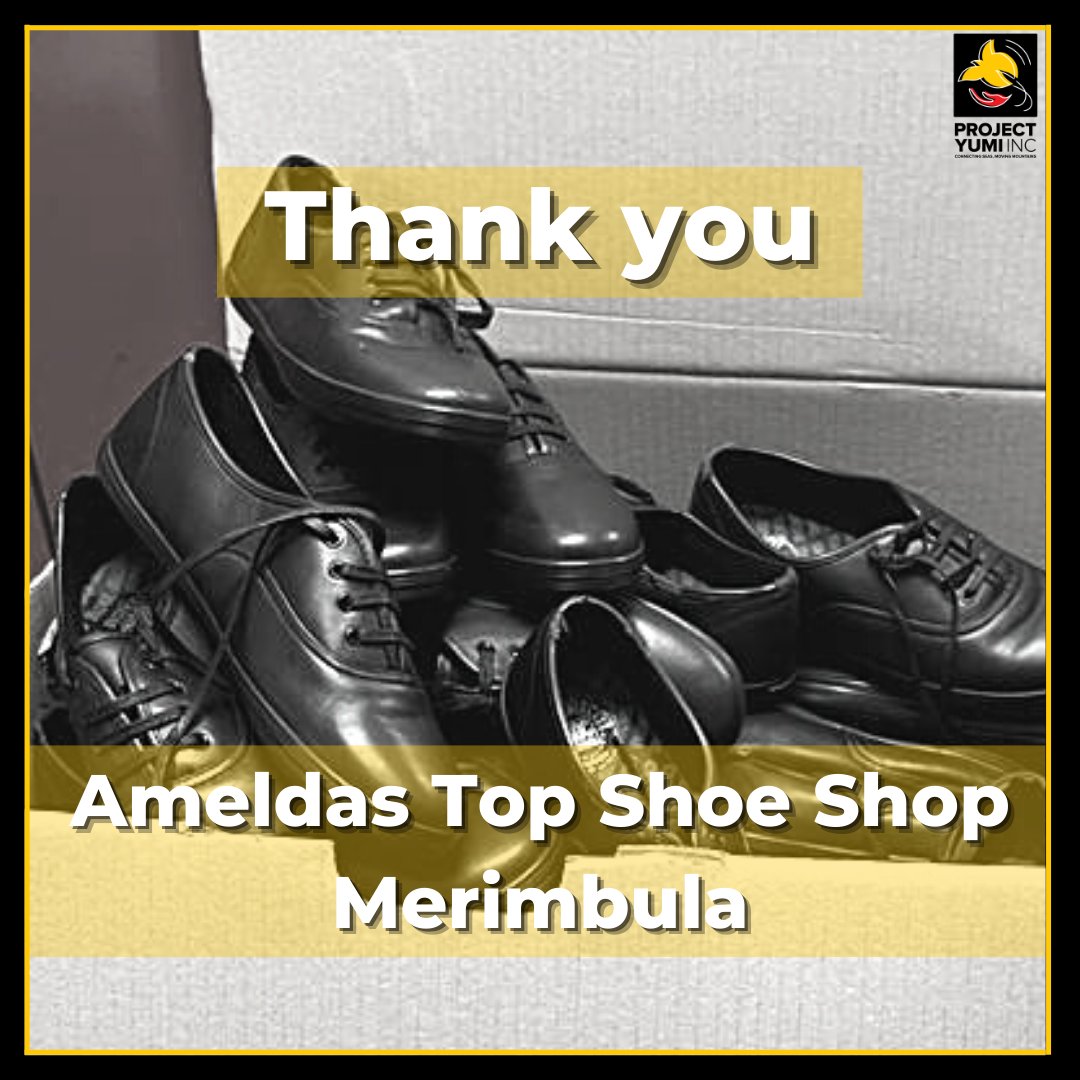 projectyumiinc's tweet photo. A huge THANK YOU to Heather F &amp; Ameldas Top Shoe Shop for another amazing donation of BRAND NEW school shoes.❤💛🖤
.
This donation was sent to us all the way from her shop in Merimbula NSW. We love our supporters.
Thankyou Thankyou Thankyou!
.
#projectyumi #passiton #teamyumi https://t.co/SkYlAZxXT1