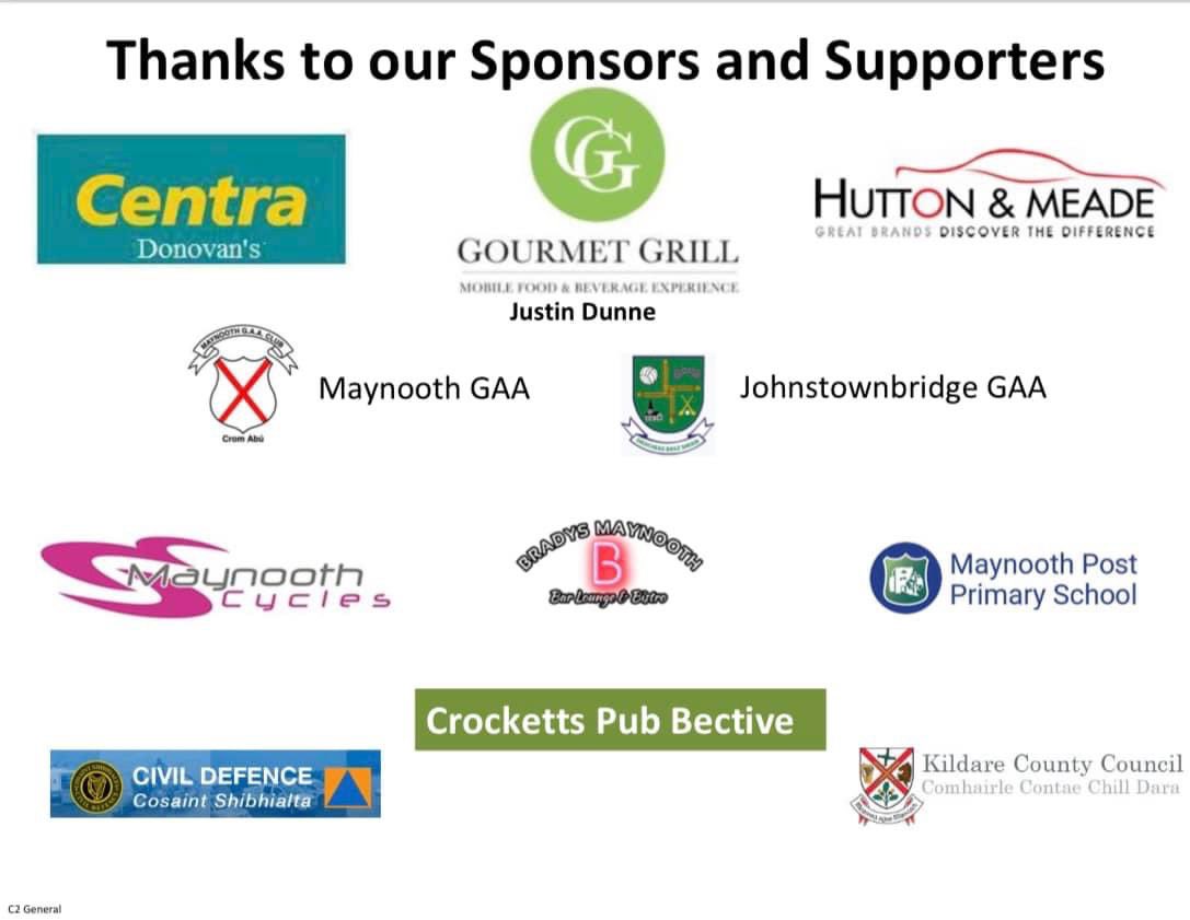 Thanks to all our sponsors and supporters that made the Maynooth Velo Abu possible including all our wonderful Marshals and volunteers.