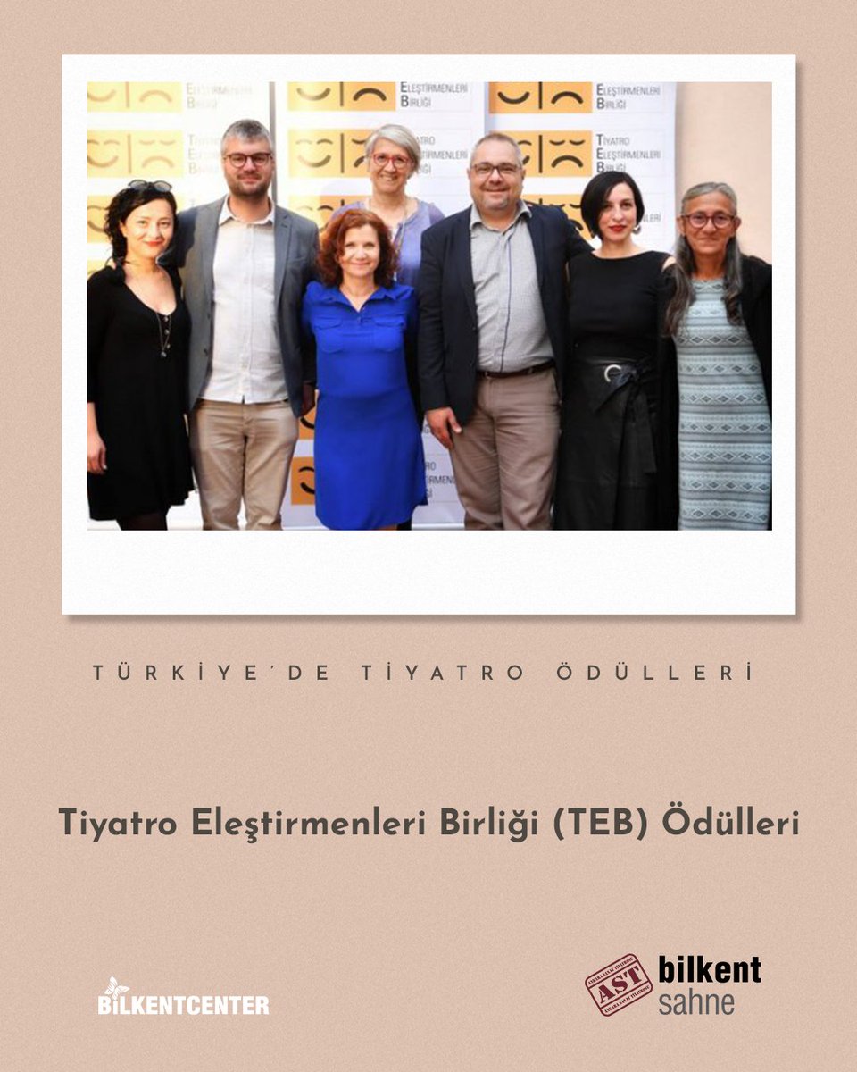 TEB Ödülleri, İstanbul’da bulunan Tiyatro Eleştirmenleri Birliği topluluğu tarafından verilen tiyatro ödülleridir. 🏆 #tiyatro #sanat #ankarasanattiyatrosu #AkademiAST #BilkentSahne #AST #BilkentCenter #Ankara
